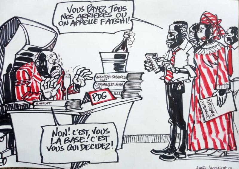 caricature ACTUALITE.CD réalisée par Kash Photo ACTUALITE.CD