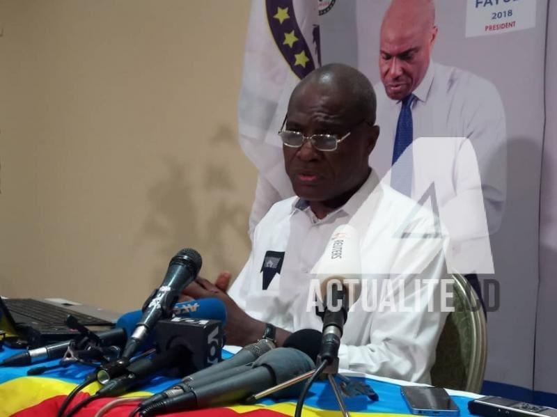 Martin Fayulu Madidi, élu de la Lukunga et candidat malheureux à la présidentielle Martin Fayulu Madidi, élu de la Lukunga et candidat malheureux à la présidentielle