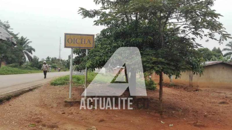 La RN4 dans la cité d'Oicha au Nord-Kivu/Ph Yassin Kombi ACTUALITE.CD La RN4 dans la cité d'Oicha au Nord-Kivu/Ph Yassin Kombi ACTUALITE.CD