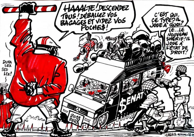Caricature ACTUALITE.CD réalisée par Kash Caricature ACTUALITE.CD réalisée par Kash
