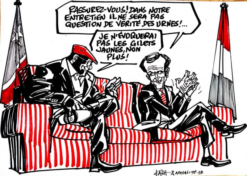 Caricature ACTUALITE.CD réalisée par Kash Caricature ACTUALITE.CD réalisée par Kash