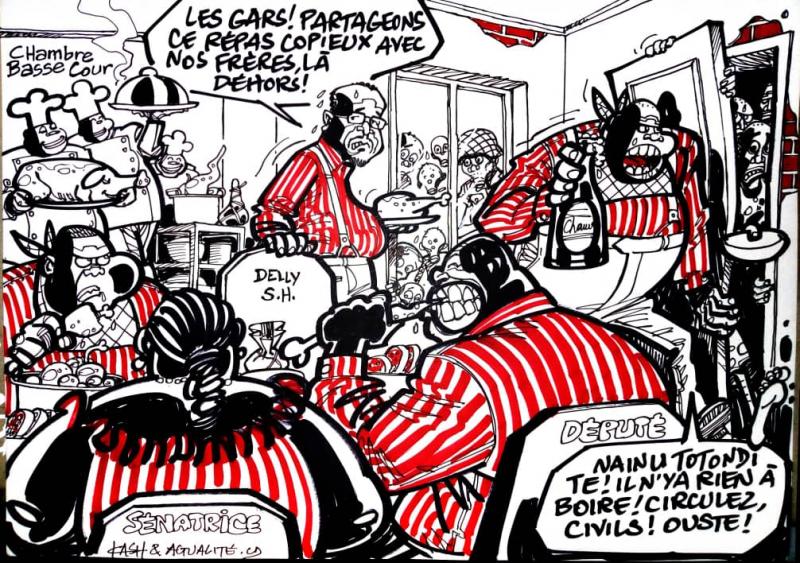 Caricature ACTUALITE.CD réalisée par Kash Caricature ACTUALITE.CD réalisée par Kash