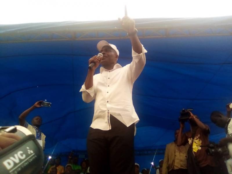 Fayulu en meeting / Ph. Auguy Mudiayi Fayulu en meeting / Ph. Auguy Mudiayi