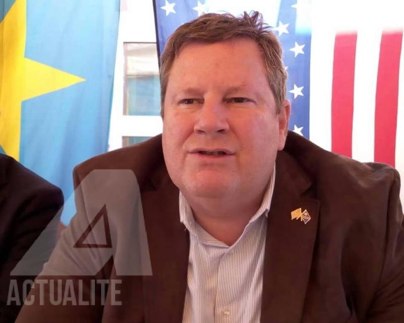 Mike Hammer, ambassadeur des USA en RDC/Ph Justin Mwamba ACTUALITE.CD Mike Hammer, ambassadeur des USA en RDC/Ph Justin Mwamba ACTUALITE.CD