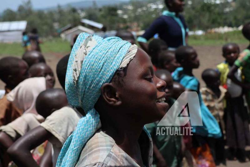 Des déplacés dans un camp à Bunia (Photo: Ley Uwera/ACTUALITE.CD) Des déplacés dans un camp à Bunia (Photo: Ley Uwera/ACTUALITE.CD)
