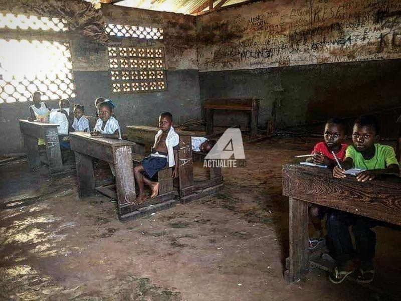 École primaire Bongondjo de Mbandaka (Image d'illustration/Ph. ACTUALITE.CD École primaire Bongondjo de Mbandaka (Image d'illustration/Ph. ACTUALITE.CD