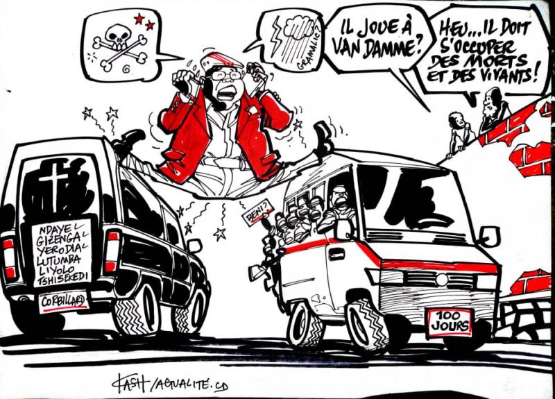 Caricature ACTUALITE.CD réalisée par Kash Caricature ACTUALITE.CD réalisée par Kash