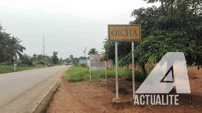 La RN4 dans la cité d'Oicha au Nord-Kivu/Ph Yassin Kombi ACTUALITE.CD La RN4 dans la cité d'Oicha au Nord-Kivu/Ph Yassin Kombi ACTUALITE.CD