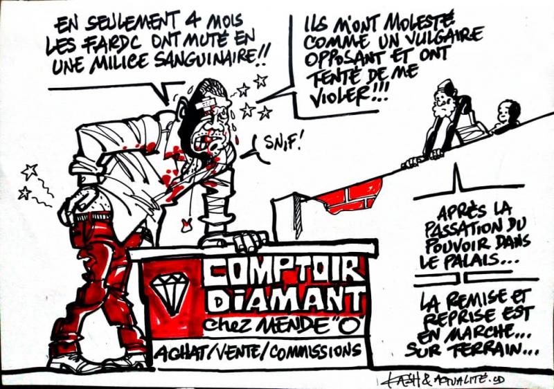 Caricature ACTUALITE.CD réalisée par Kash Caricature ACTUALITE.CD réalisée par Kash