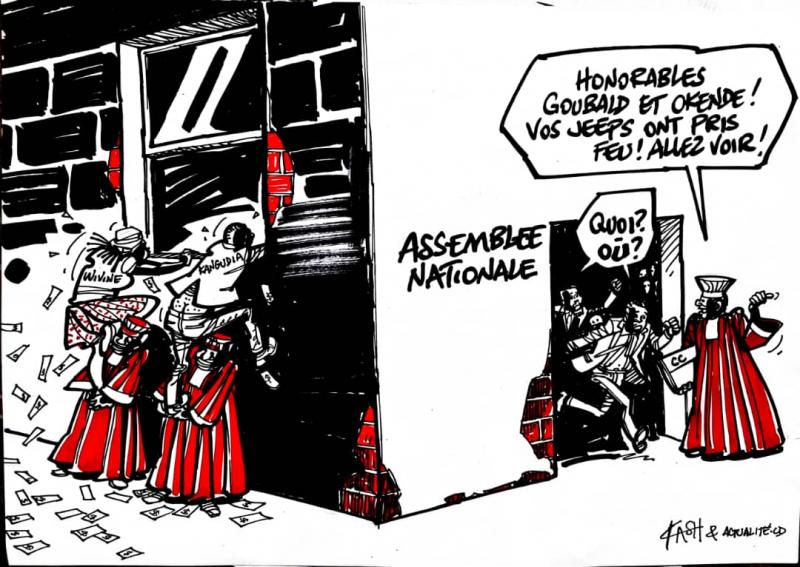 Caricature ACTUALITE.CD réalisée par Kash Caricature ACTUALITE.CD réalisée par Kash