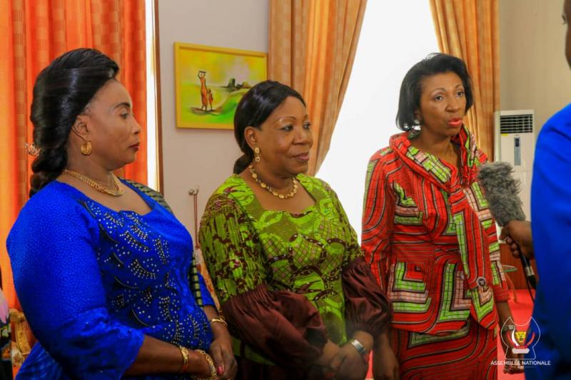 Rencontre Catherine Samba Panza et Jeanine Mabunda Rencontre Catherine Samba Panza et Jeanine Mabunda