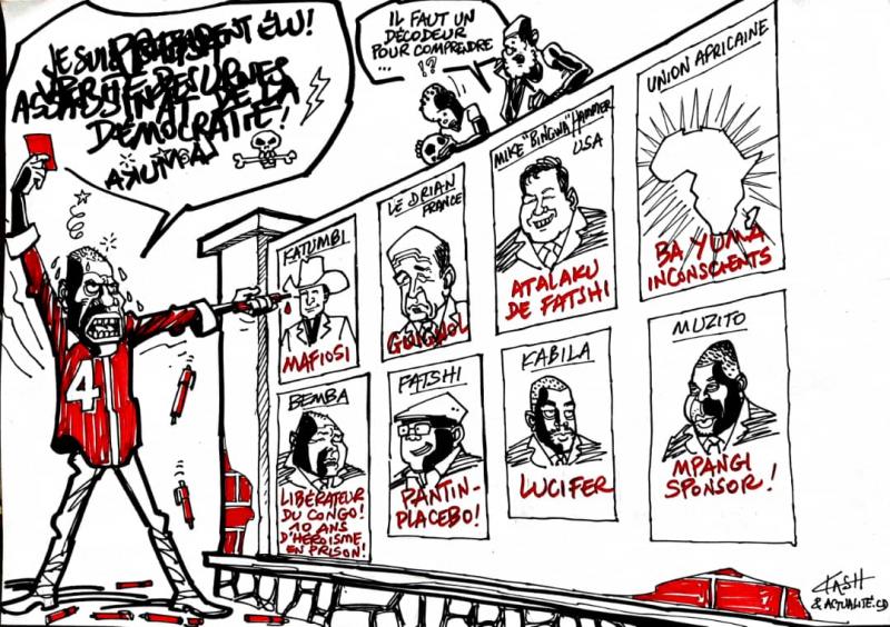 Caricature ACTUALITE.CD réalisée par Kash Caricature ACTUALITE.CD réalisée par Kash