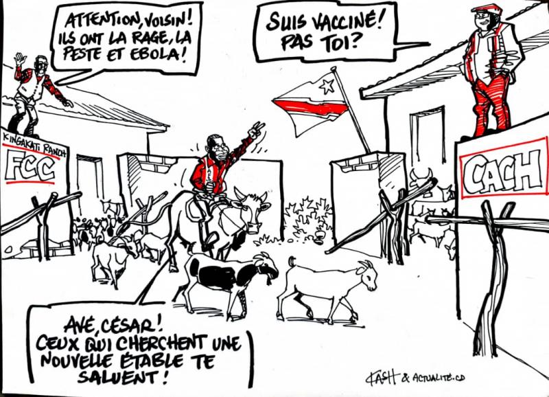 Caricature ACTUALITE.CD réalisée par Kash Caricature ACTUALITE.CD réalisée par Kash
