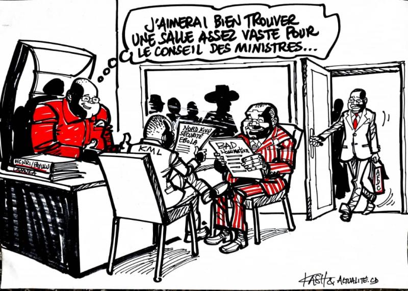 Caricature ACTUALITE.CD réalisée par Kash Caricature ACTUALITE.CD réalisée par Kash