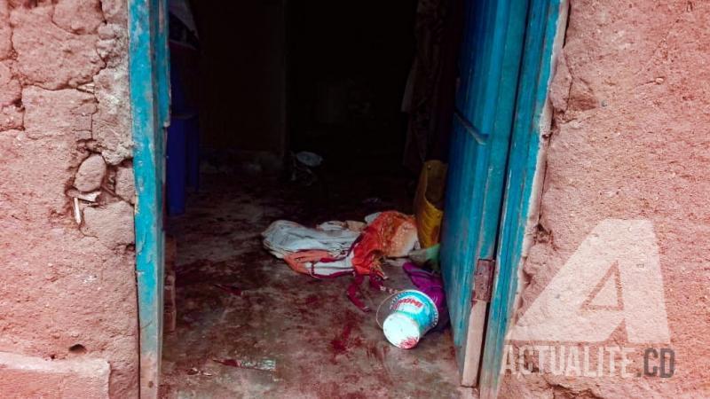 Des traces de sang dans une maison attaquée par les ADF à Beni