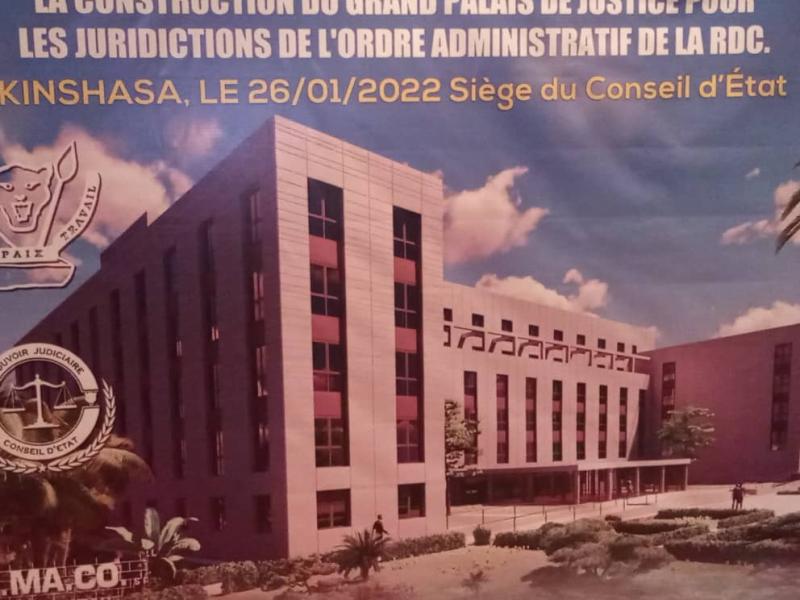 RDC : le gouvernement signe un contrat avec une enterprise italienne pour la construction d’un nouveau palais de justice, siège du Conseil d’État
