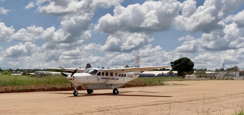 ​​Kasaï : la route qui mène à l’aéroport de Tshikapa en plein centre ville menacée par un ravin