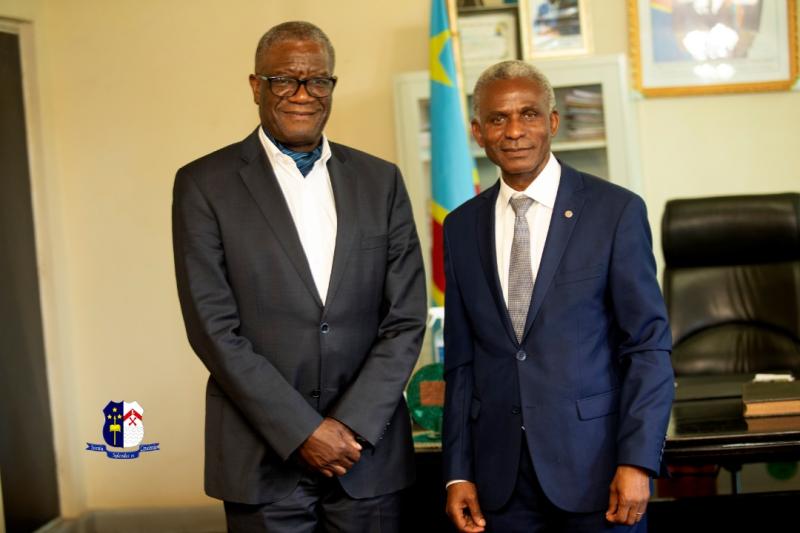 DRC: Dénis Mukwege discussed new relations between Panzi Hospital and the University of Lubumbashi on minimal invasive surgery with Professor Kishiba