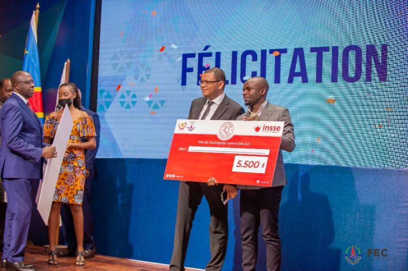 DRC: the 11 winners of the 2nd edition of Challenge Entreprise 2022 each received a check for USD 10,000