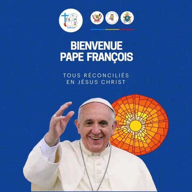 RDC: le Pape est arrivé à Kinshasa RDC: le Pape est arrivé à Kinshasa