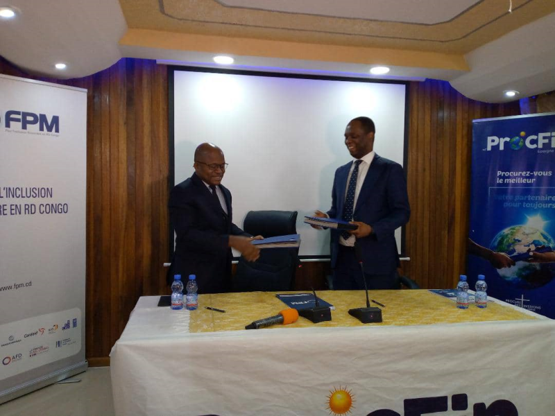 RDC: FPM ASBL et Procfin SA pérennisent leur partenariat par la signature d'un autre contrat d'assistance technique RDC: FPM ASBL et Procfin SA pérennisent leur partenariat par la signature d'un autre contrat d'assistance technique