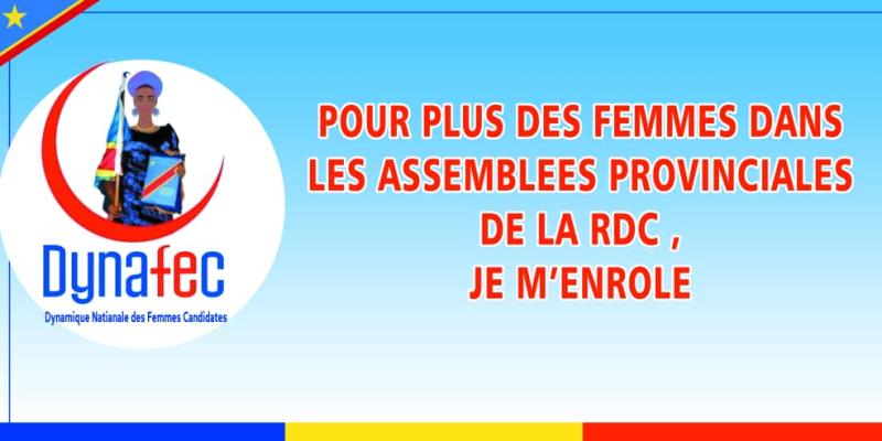 Enrôlement en RDC : DYNAFEC encourage les femmes à s’enrôler massivement pour se préparer aux prochaines élections
