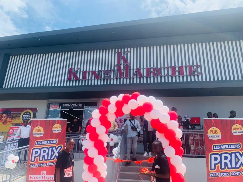 Kinshasa : un nouveau point de vente de Kin Marché ouvert à Mont ...
