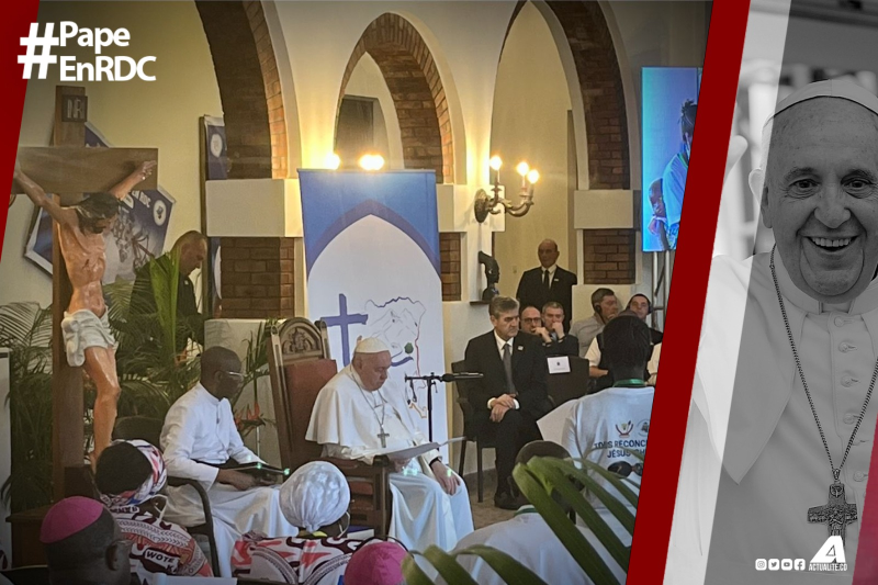 RDC: le Pape François rencontre les victimes des violences dans l’Est du pays