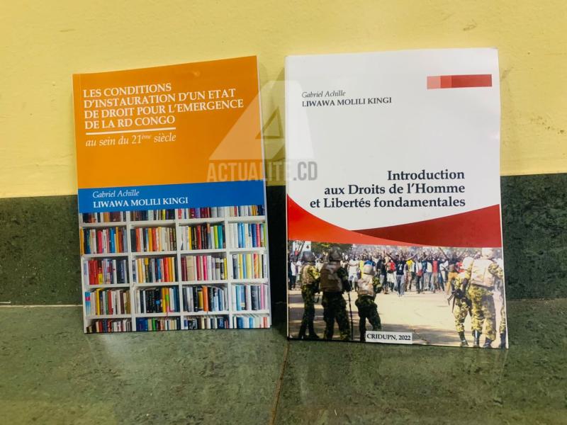 RDC: deux ouvrages du professeur Liwawa parmi lesquels “les conditions d’instauration d’un État de droit pour l’émergence de la RDC au 21ème siècle ” portés sur les fonts baptismaux