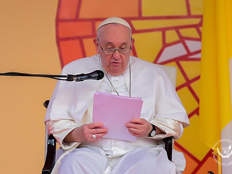 Le pardon, une des 3 solutions que le Pape François évoque pour mettre fin aux violences et retrouver la paix en RDC Le pardon, une des 3 solutions que le Pape François évoque pour mettre fin aux violences et retrouver la paix en RDC