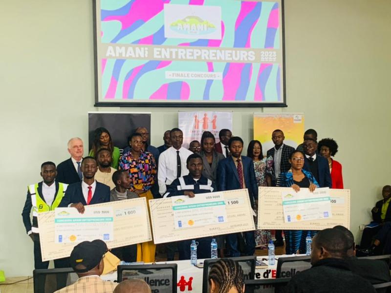 Festival Amani : l’entrepreneuriat, une autre dimension de paix mise en valeur à travers un concours Festival Amani : l’entrepreneuriat, une autre dimension de paix mise en valeur à travers un concours