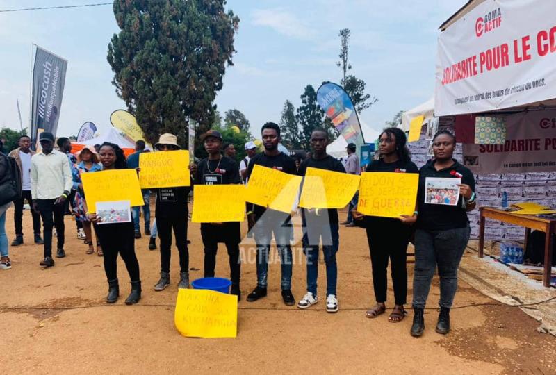 RDC : « aidons les déplacés de guerre du M23 », le cri d’alarme du collectif Goma actif au Festival amani