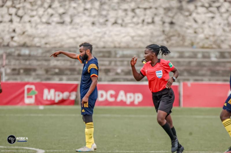 RDC : « je me vois en train d’officier des championnats de haut niveau comme la champions Leagues, la CAN et même la Coupe du Monde », Rachel Zihindula