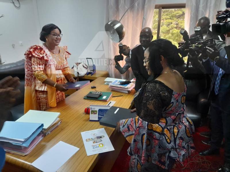 RDC-Ministère du genre : Gisèle Ndaya a passé le relais à Mireille Masangu 