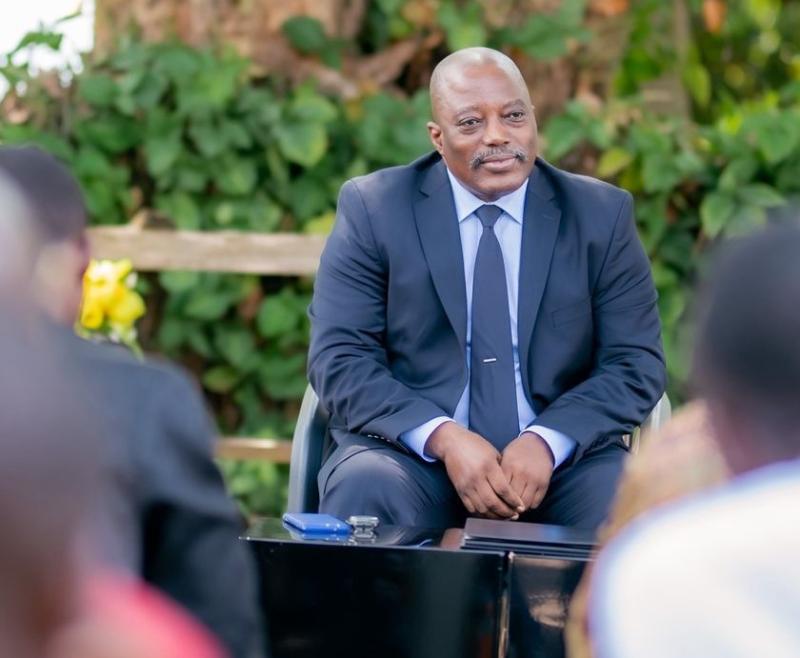 Joseph Kabila lors des consultations à Bukavu