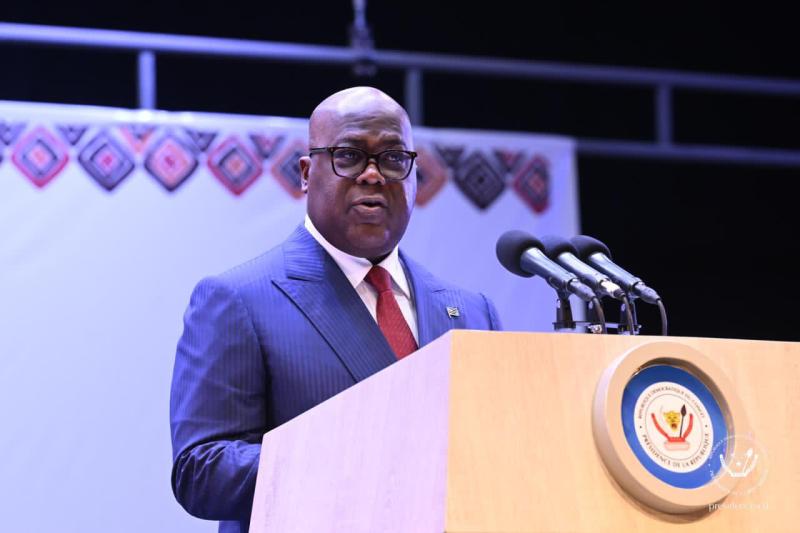 Tshisekedi au forum national des affaires coutumières