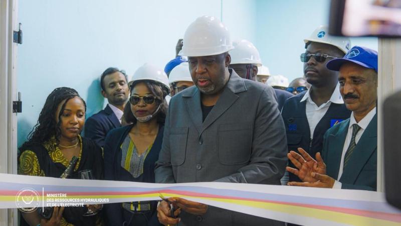 Inauguration officielle de la centrale hydroélectrique de Kakobola, située dans le territoire de Gungu