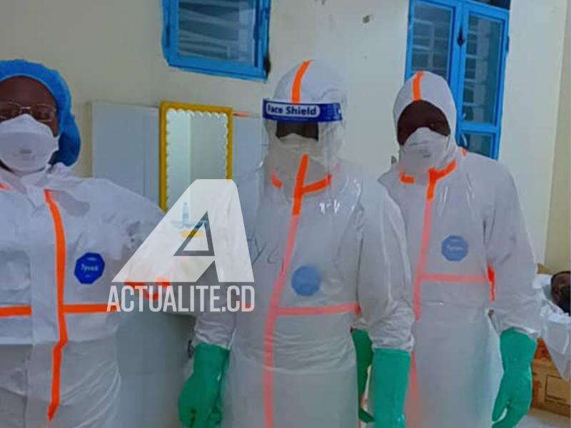 Les personnels soignants d'Ebola à Bunia 