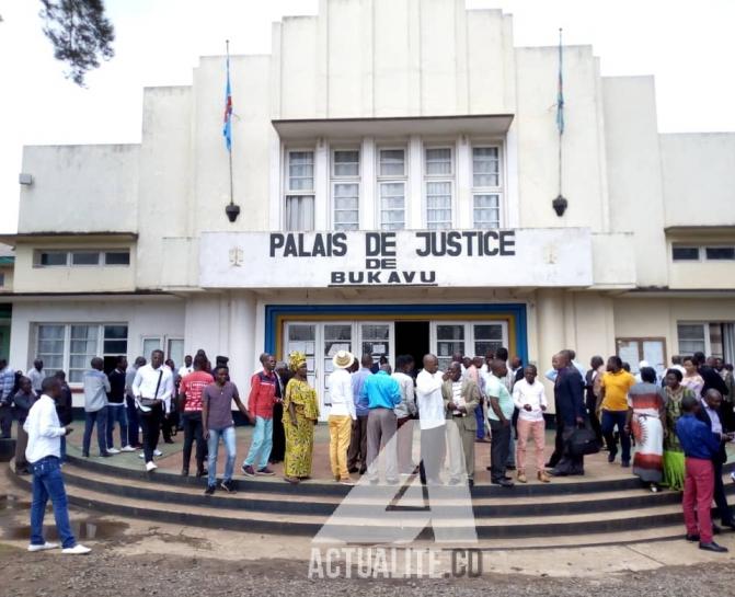 La vue principale du palais de justice de Bukavu/Ph Justin Mwamba ACTUALITE.CD
