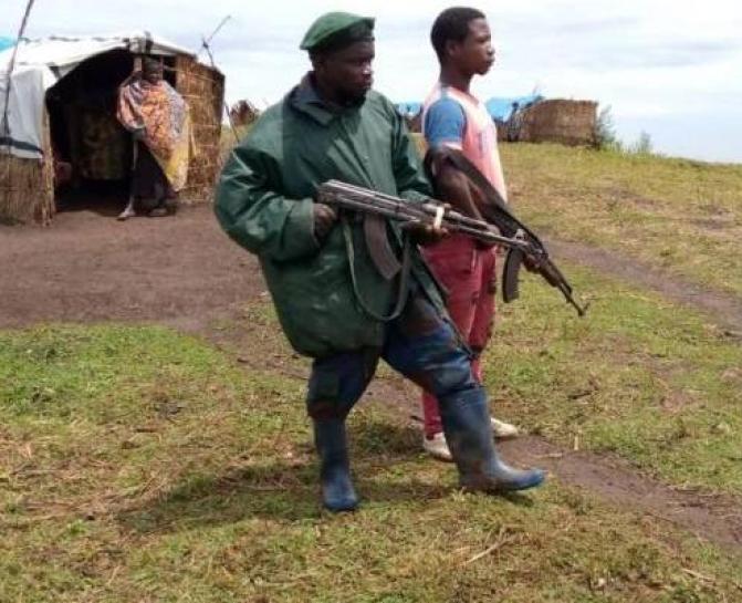 Miliciens à l'est de la RDC