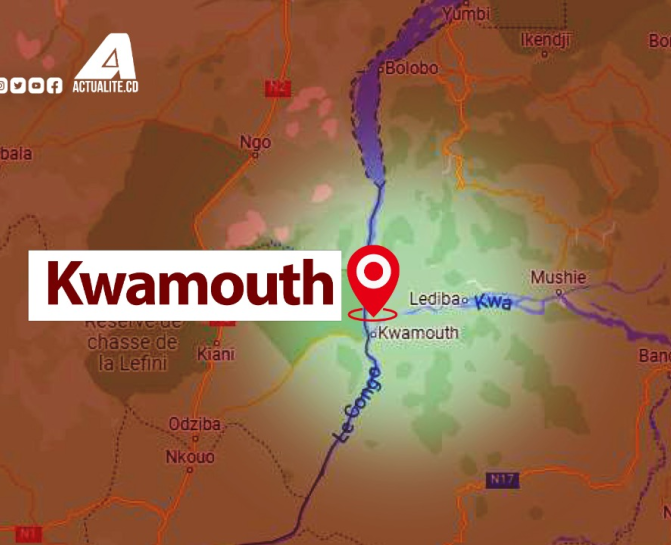 Carte du territoire de Kwamouth