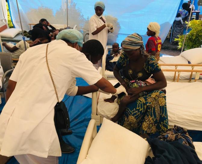 Prise en charge des victimes des inondations de Kalehe par HJ Foundation 