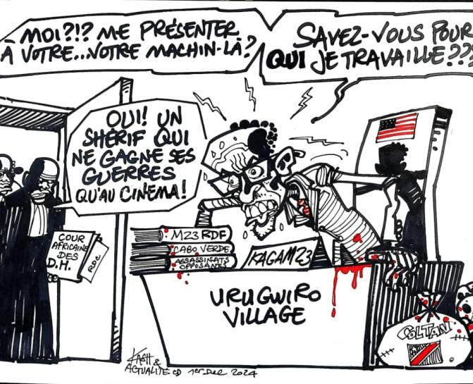 Caricature Kash/ACTUALITE.CD