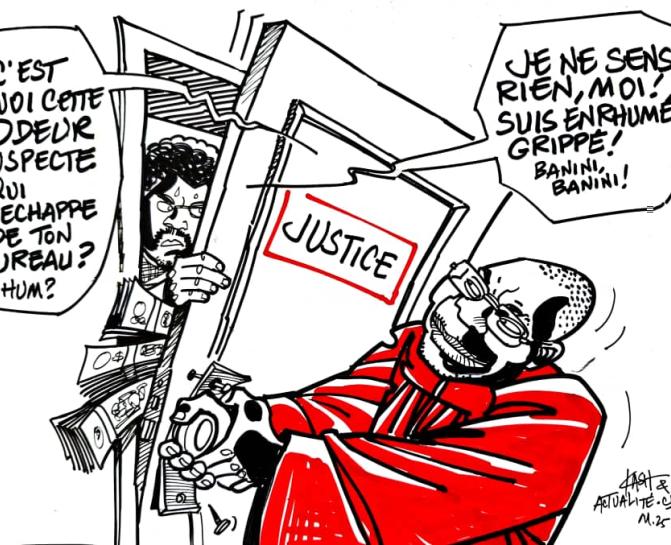 Caricature Kash/ACTUALITE.CD