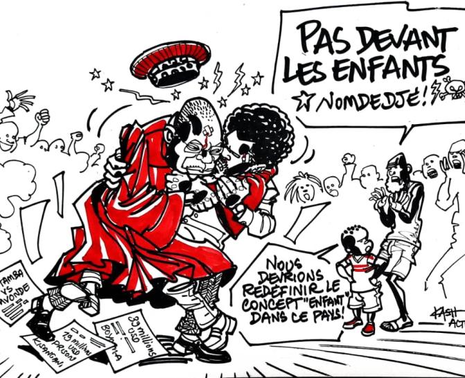 Caricature Kash/ACTUALITE.CD