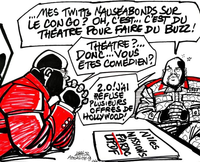 Caricature Kash/ACTUALITE.CD