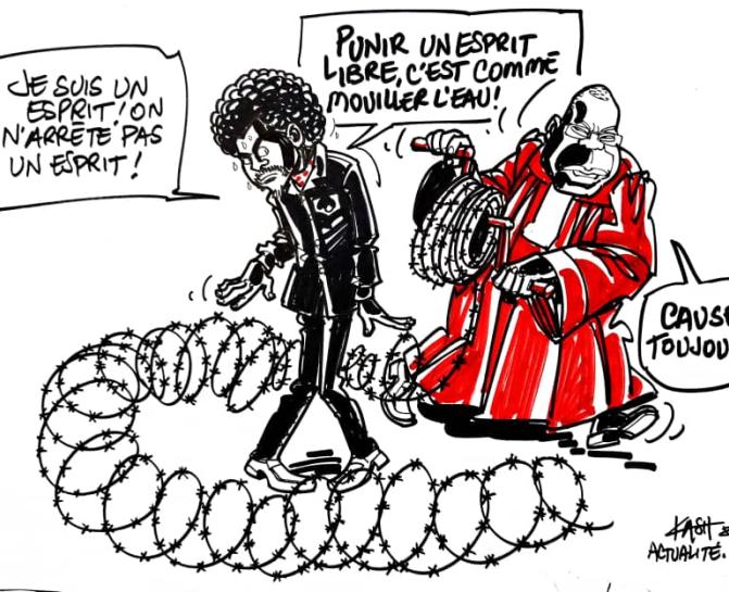 Caricature Kash/ACTUALITE.CD