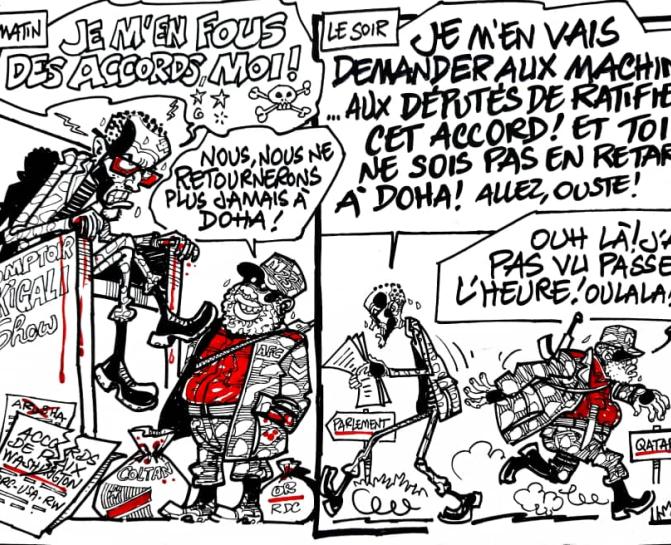 Caricature Kash/ACTUALITE.CD