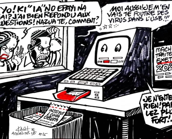 Caricature Kash/ACTUALITE.CD