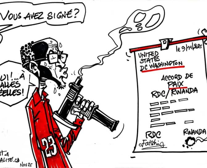 Caricature Kash/ACTUALITE.CD